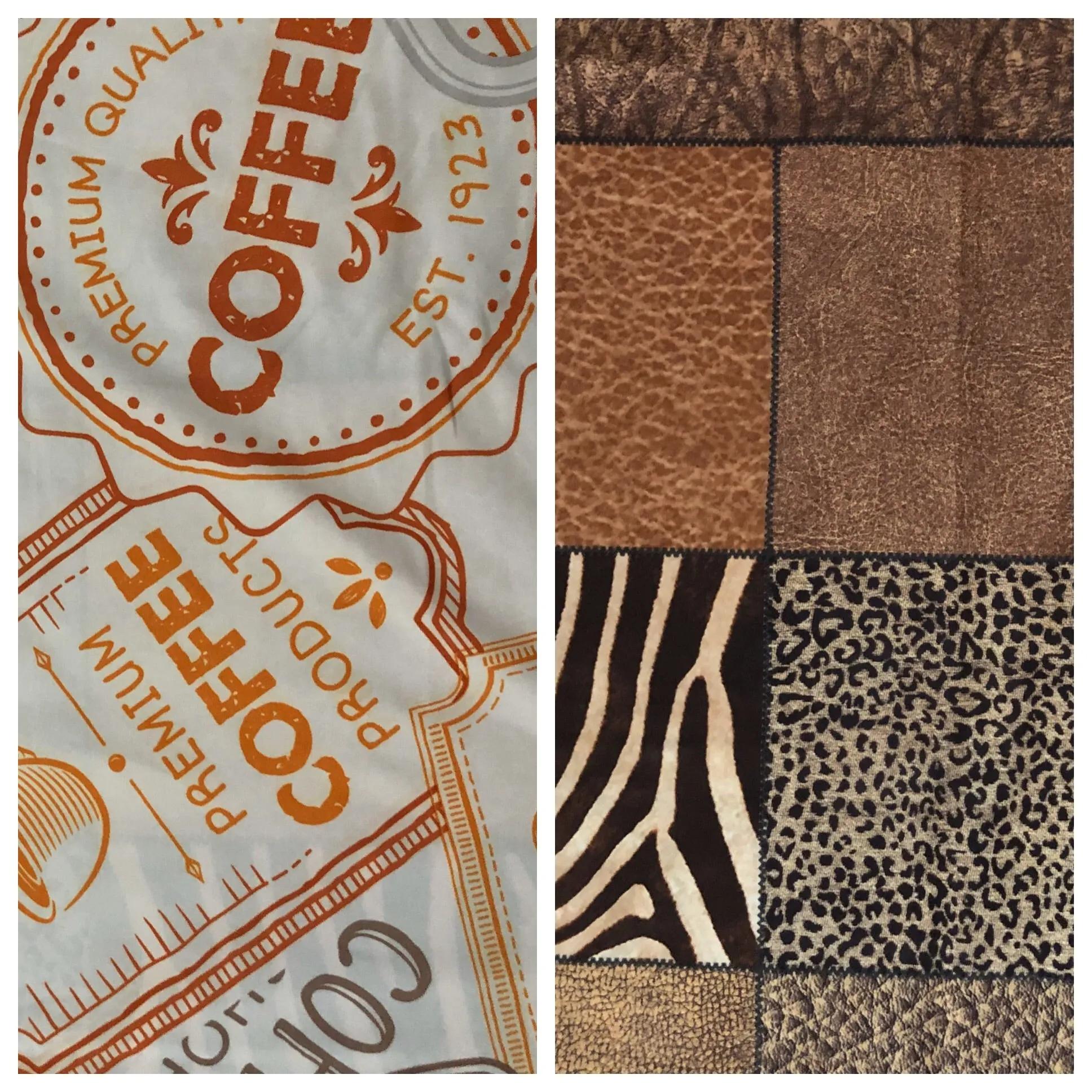 SWING DRESS COFFEE PLEASE/ANIMAL PRINT