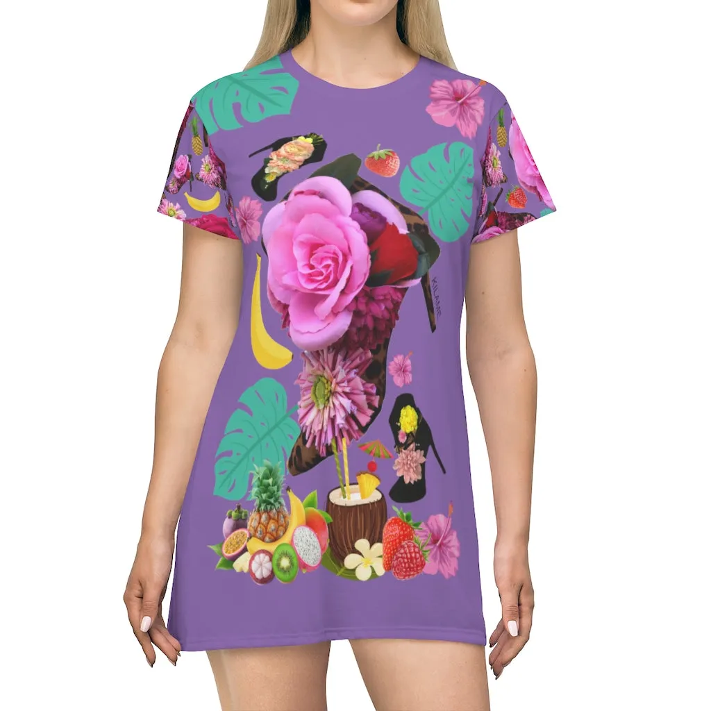 T-Shirt Dress 'Jungle Shoes'