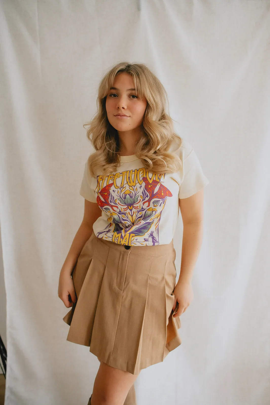 The Danta Mini Skirt - Tiger's Eye