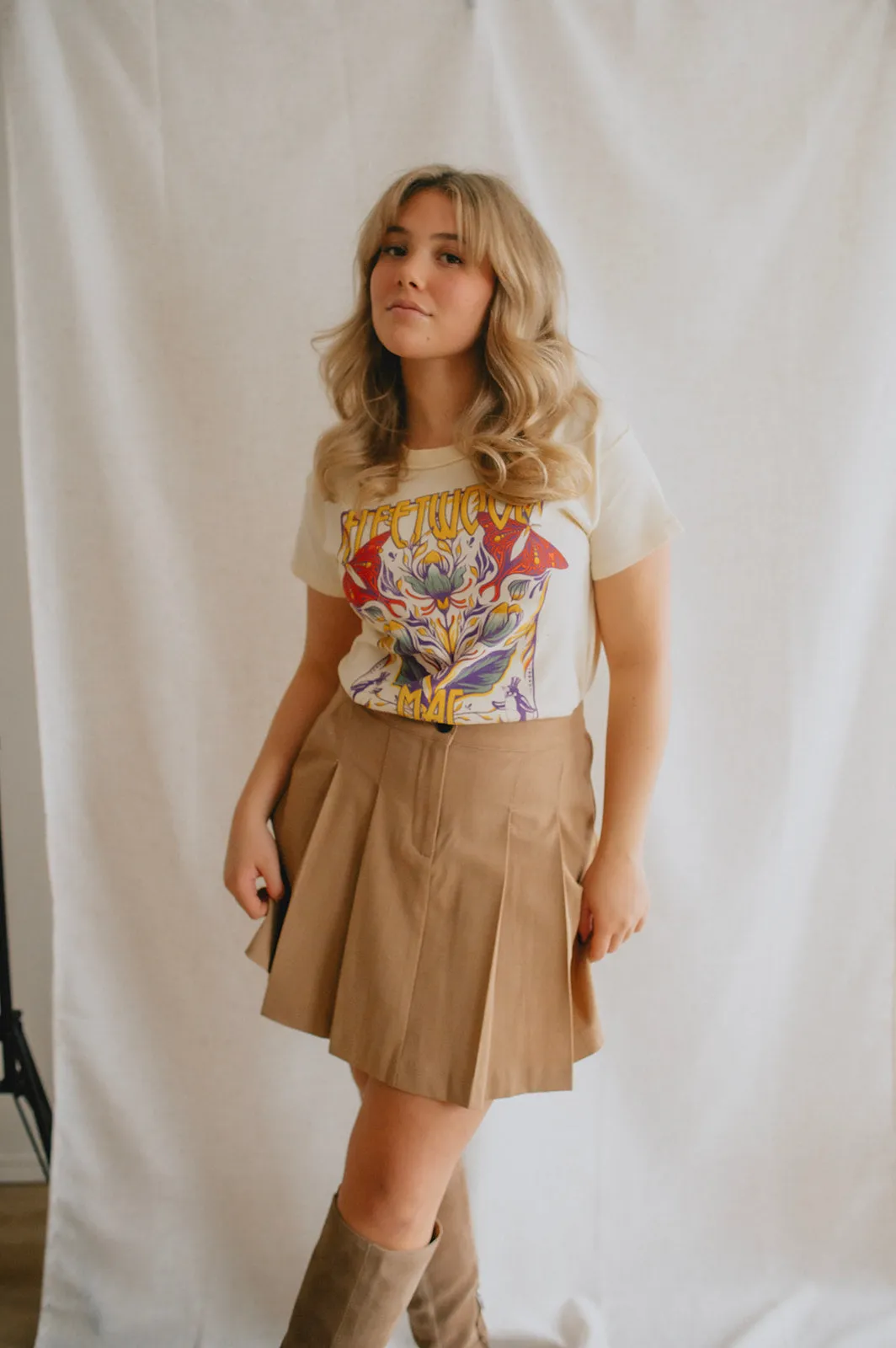 The Danta Mini Skirt - Tiger's Eye