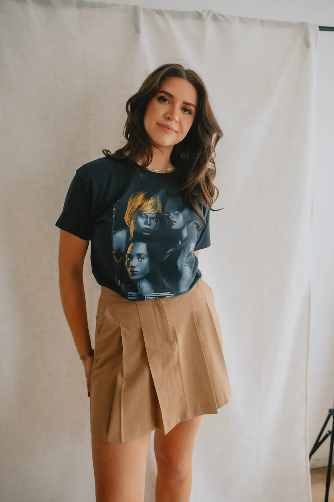 The Danta Mini Skirt - Tiger's Eye