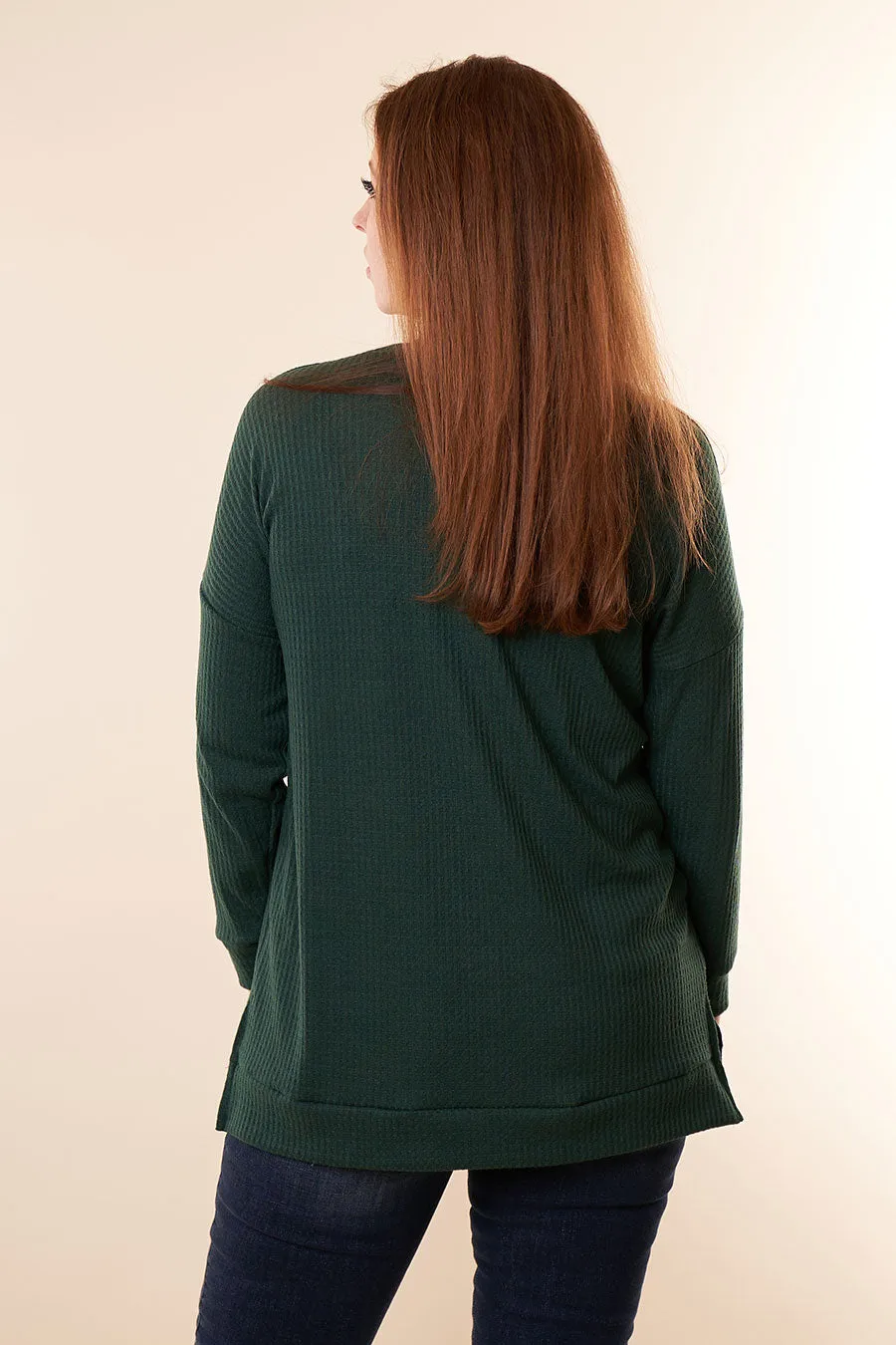This Is The One Waffle Top Tunic