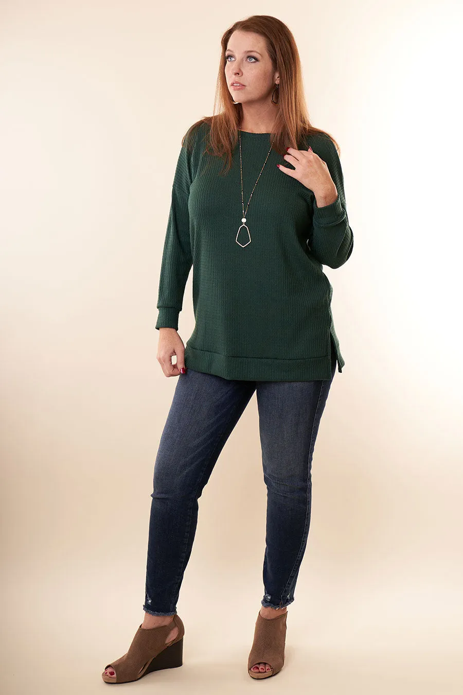 This Is The One Waffle Top Tunic