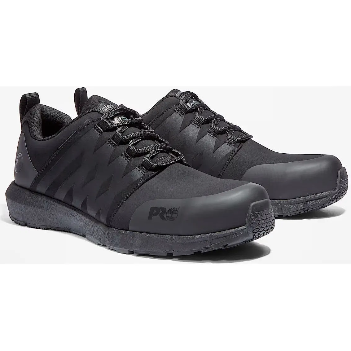 Timberland Pro Men's Radius Comp Toe Sneaker Work Shoe- Black- TB1A28PT001