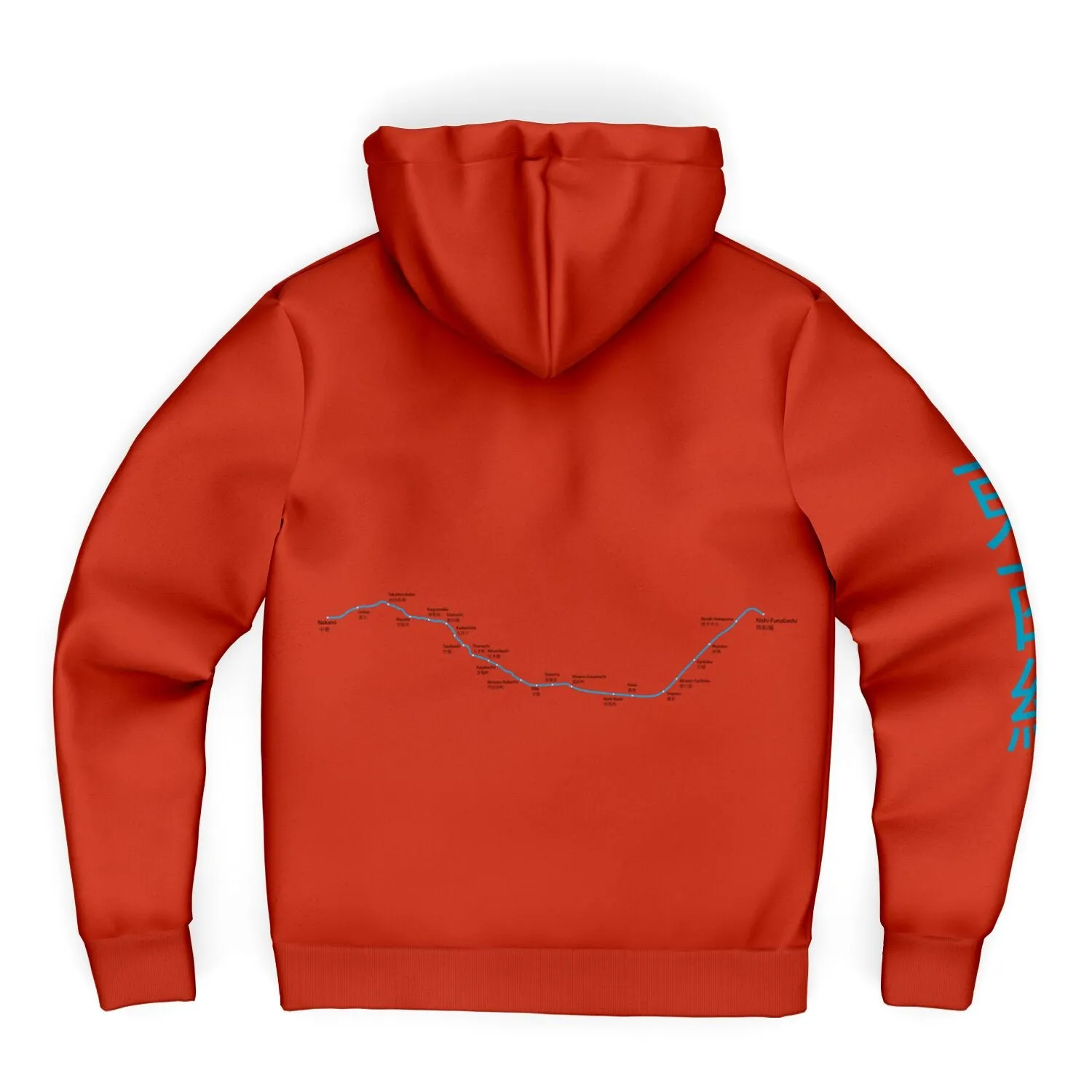 Tozai Line Ultra-Soft Microfleece Zip Hoodie