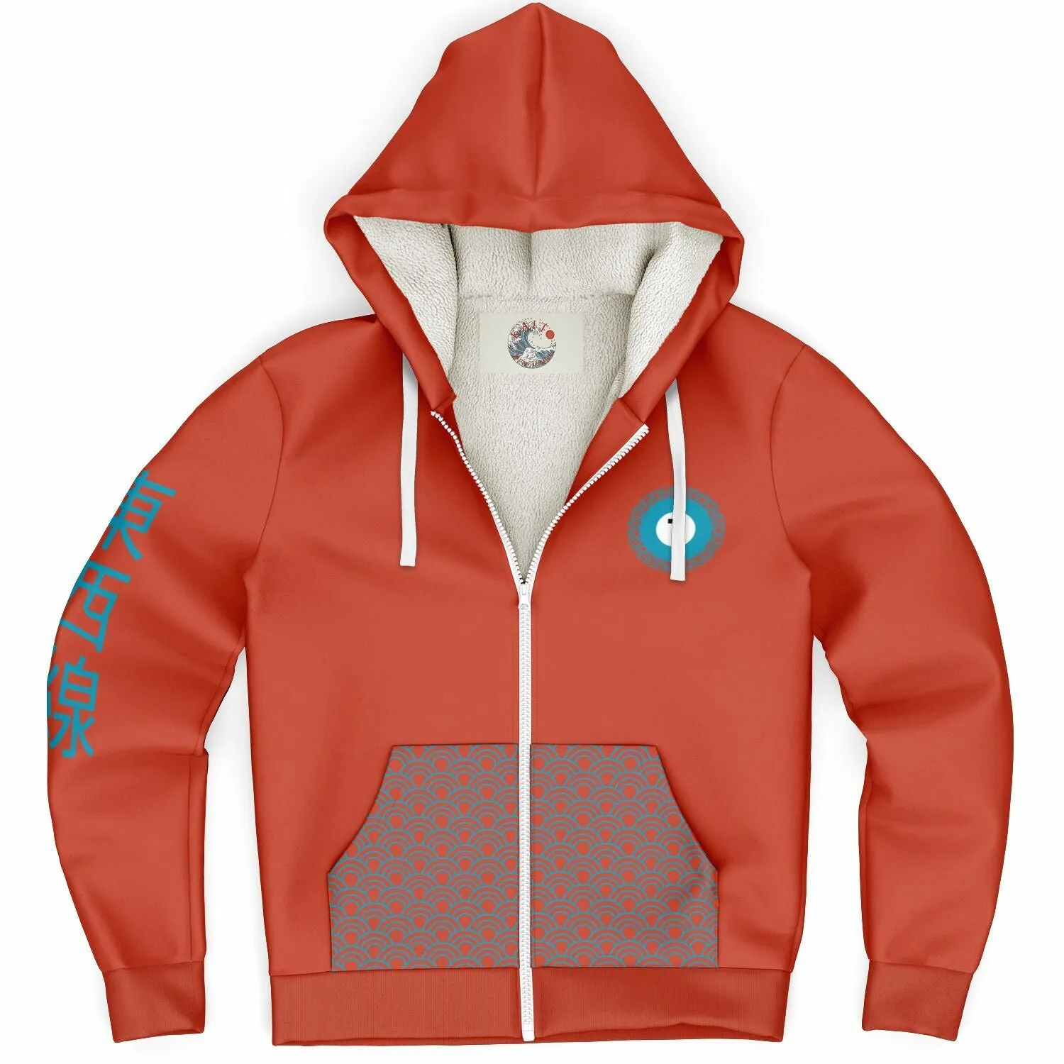 Tozai Line Ultra-Soft Microfleece Zip Hoodie