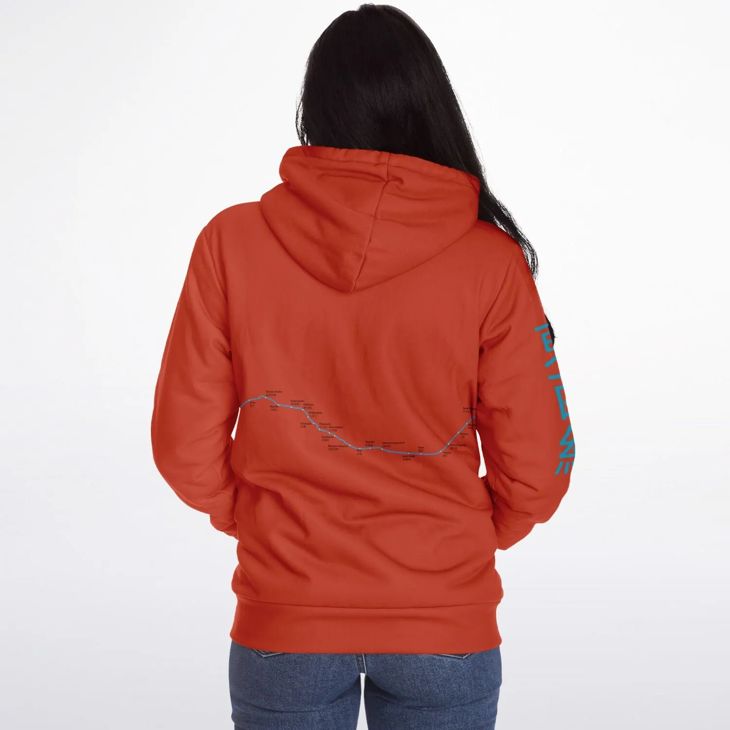 Tozai Line Ultra-Soft Microfleece Zip Hoodie