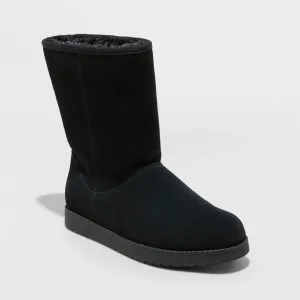 Universal Thread Women's Soph Shearling Style Boots 88375490 Black 7M