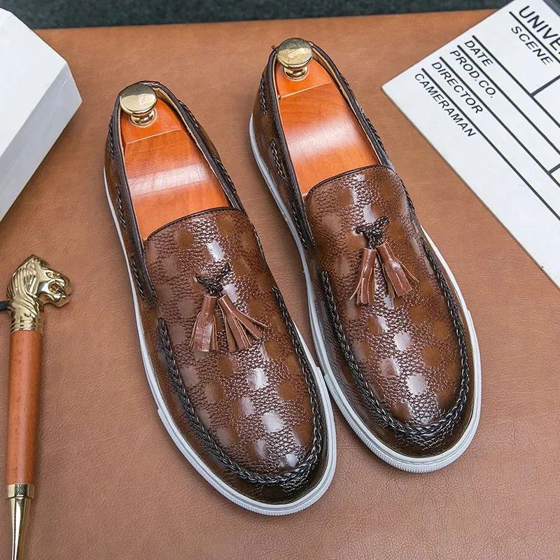 UrbanClassics Retro Snakeskin Loafers