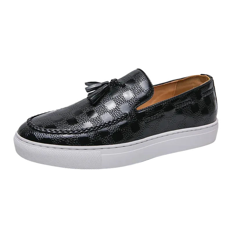 UrbanClassics Retro Snakeskin Loafers