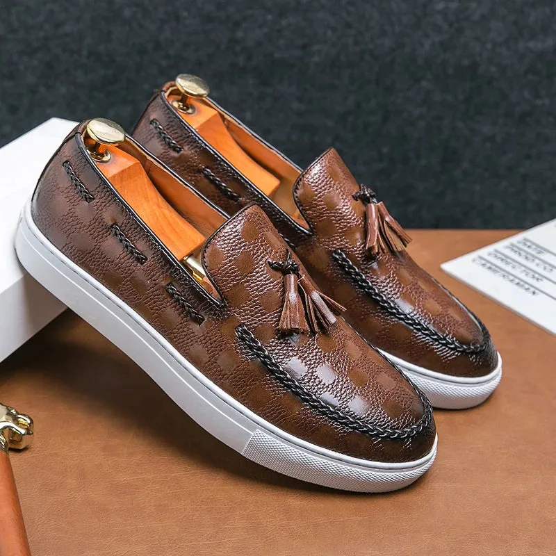 UrbanClassics Retro Snakeskin Loafers