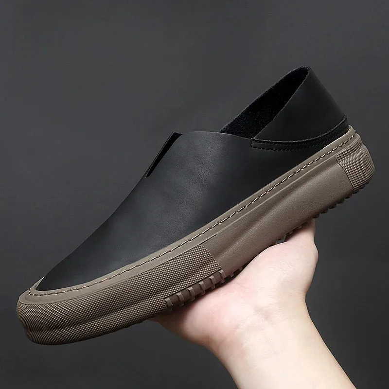 UrbanStyle Herren Mokassins aus Leder
