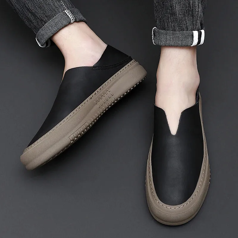 UrbanStyle Herren Mokassins aus Leder