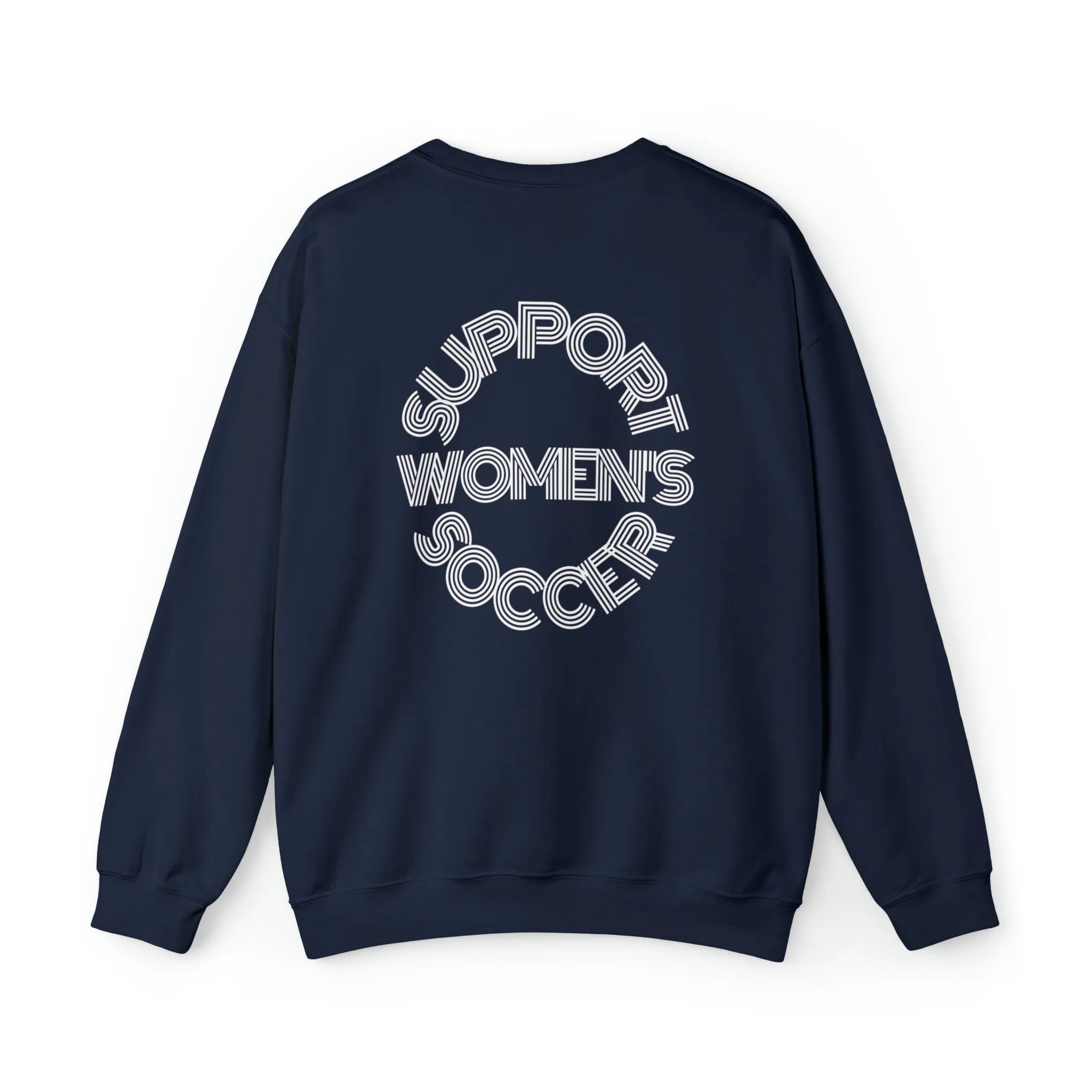 USA Support Women's Soccer Adult Crewneck Sweatshirt