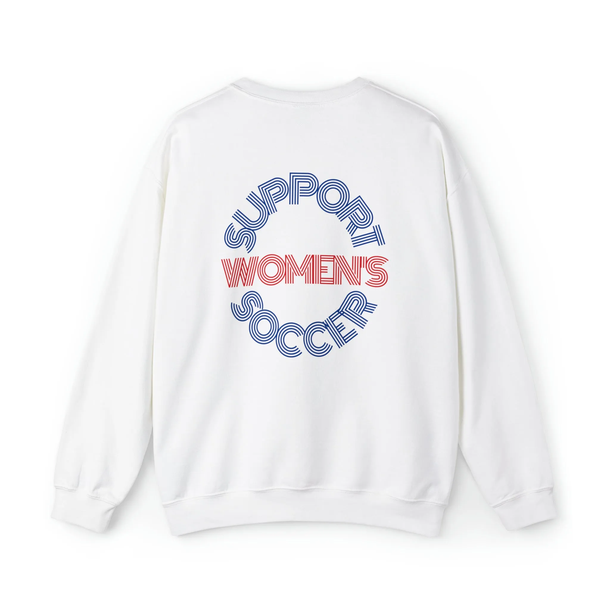 USA Support Women's Soccer Adult Crewneck Sweatshirt