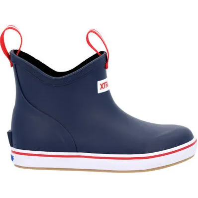Xtratuf Kid's Ankle Deck Boot- Navy Blue (XKAB200)